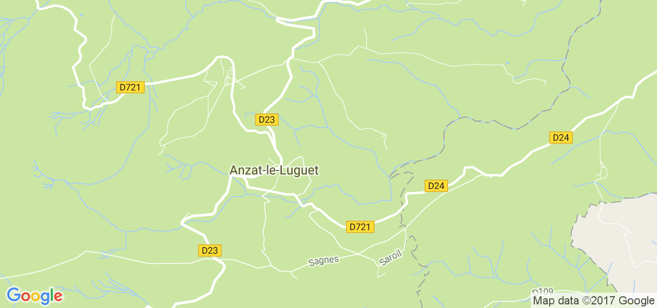 map de la ville de Anzat-le-Luguet