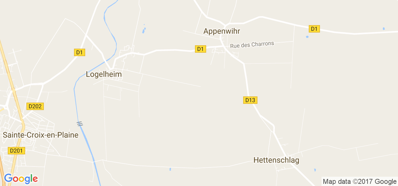 map de la ville de Appenwihr