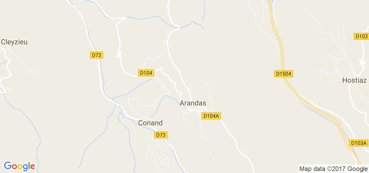 map de la ville de Arandas