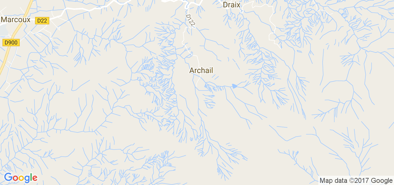 map de la ville de Archail