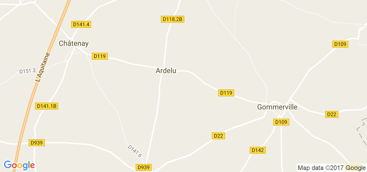 map de la ville de Ardelu