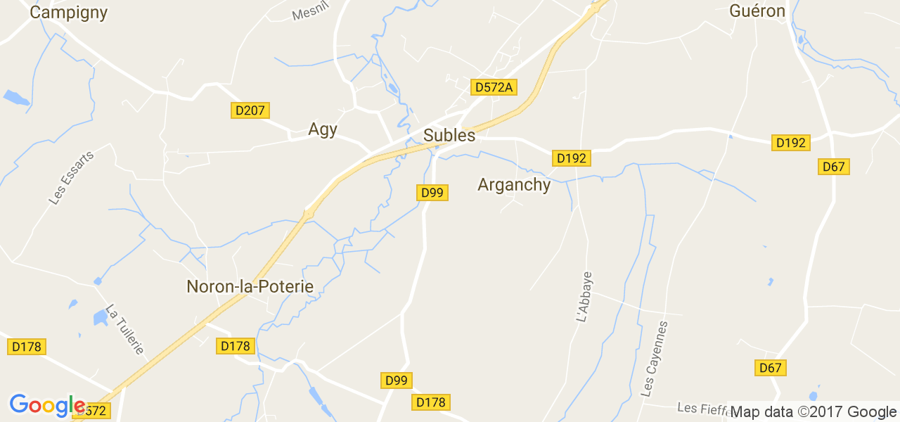 map de la ville de Arganchy