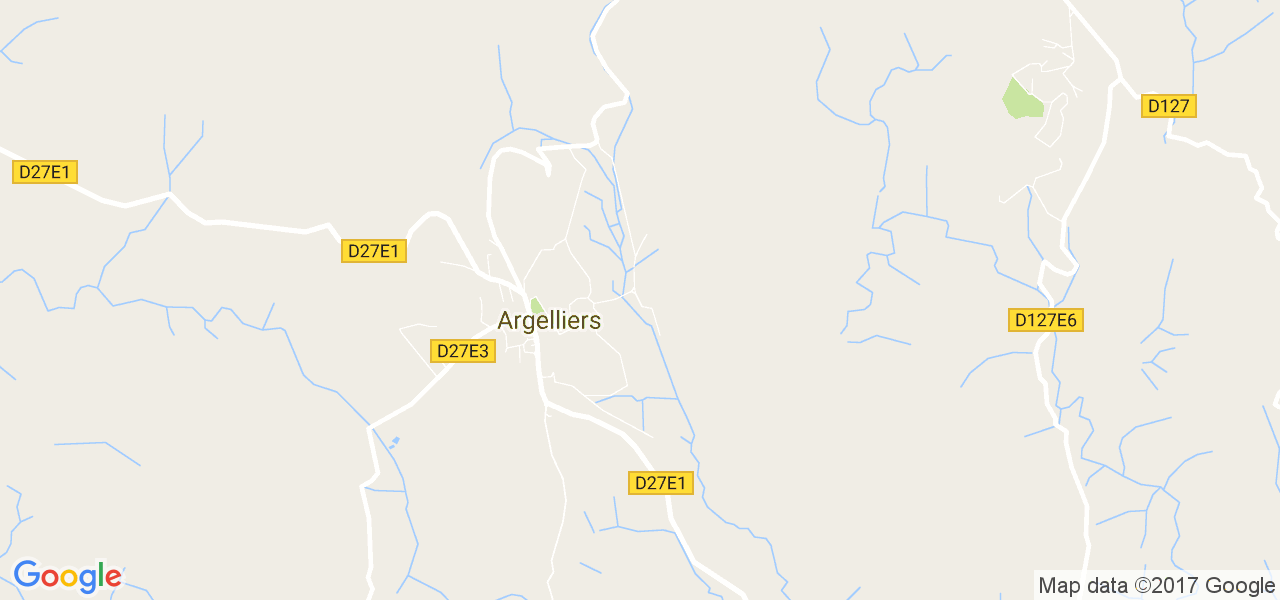 map de la ville de Argelliers