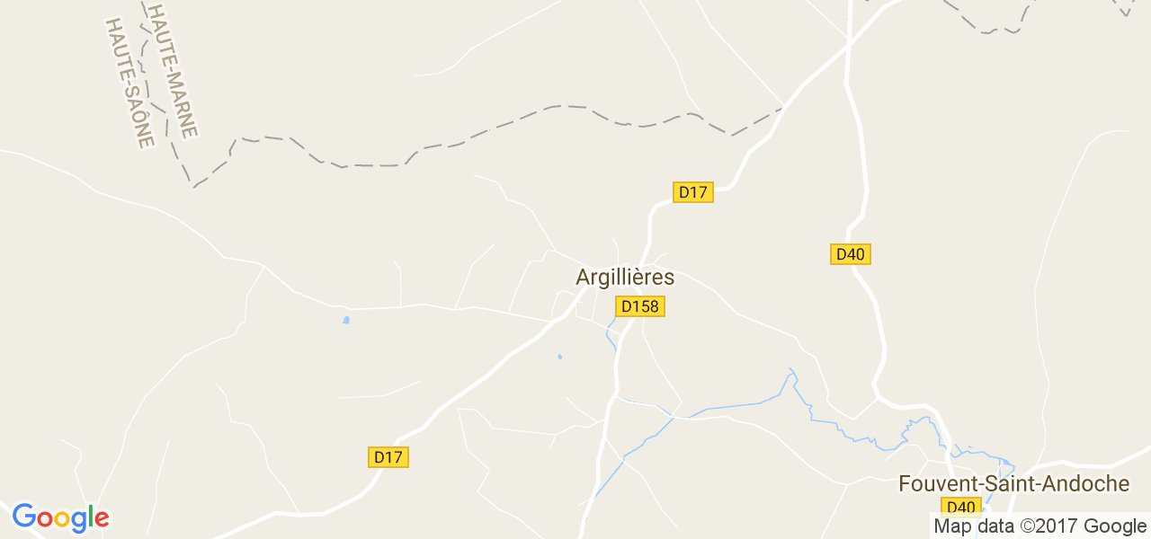 map de la ville de Argillières