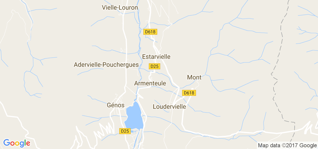 map de la ville de Armenteule