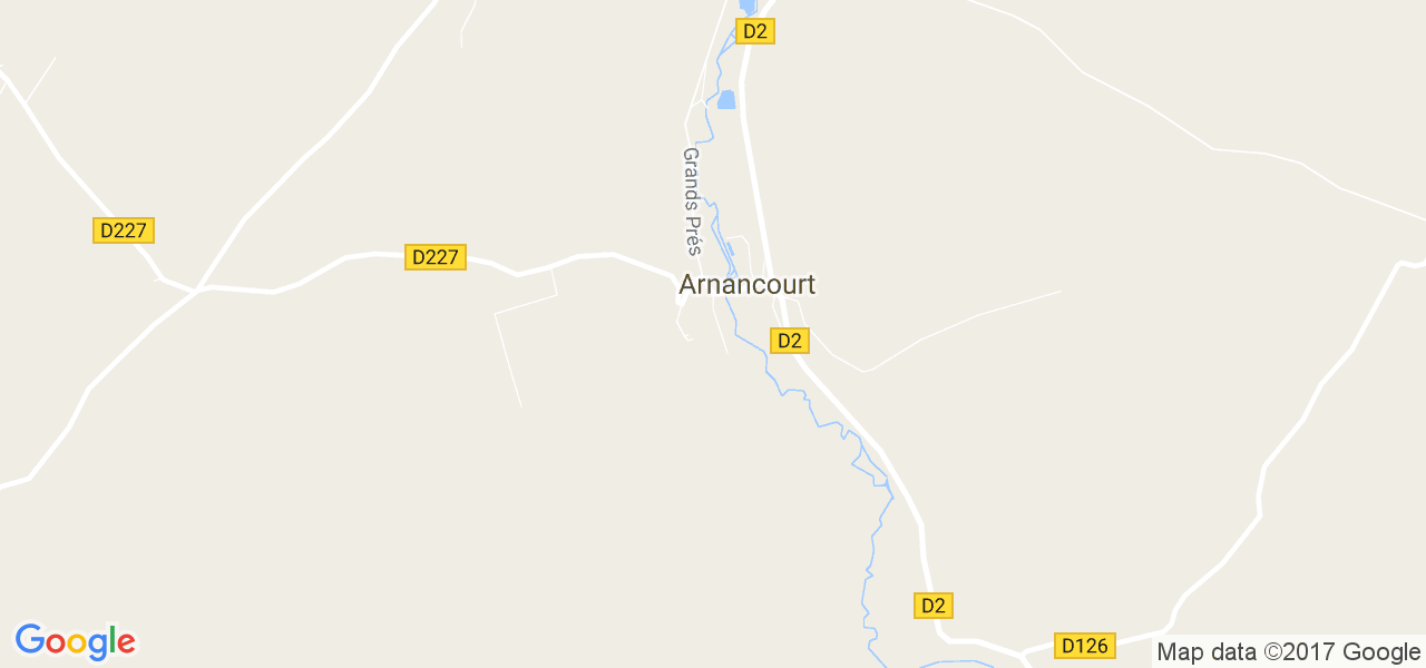 map de la ville de Arnancourt