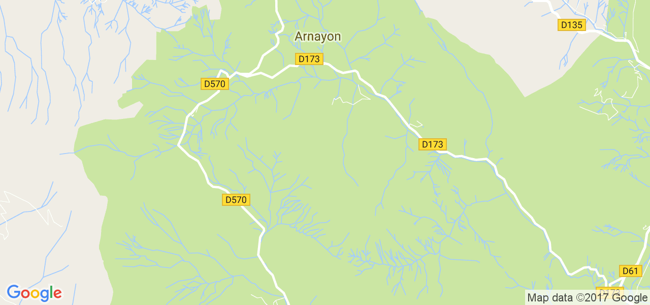 map de la ville de Arnayon