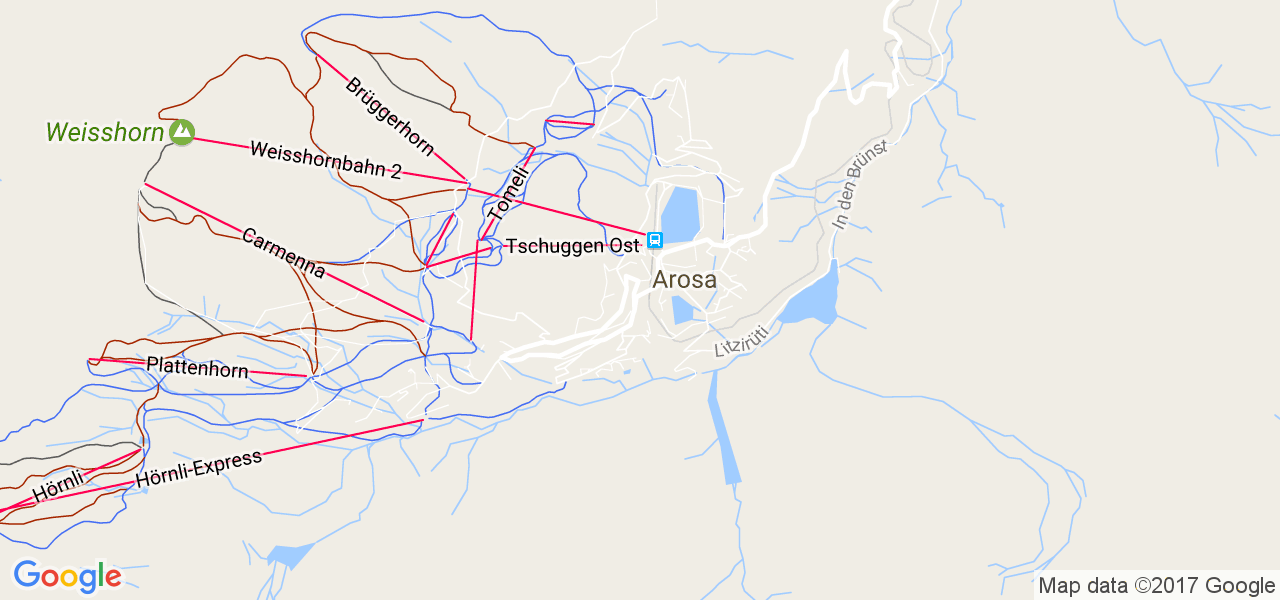 map de la ville de Arosa