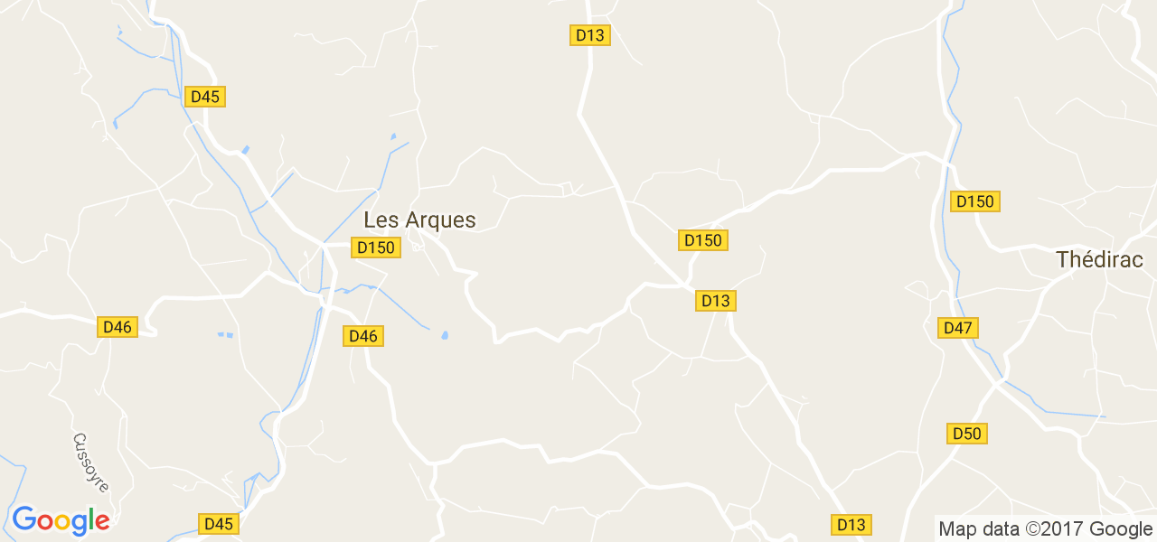 map de la ville de Arques