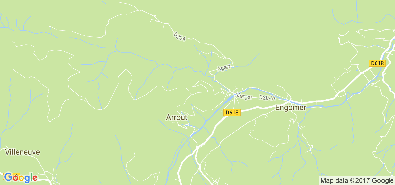 map de la ville de Arrout