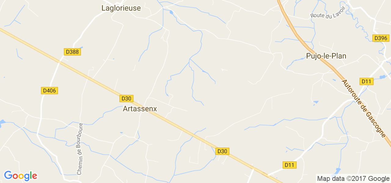 map de la ville de Artassenx