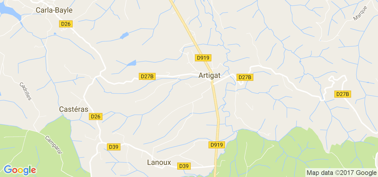 map de la ville de Artigat