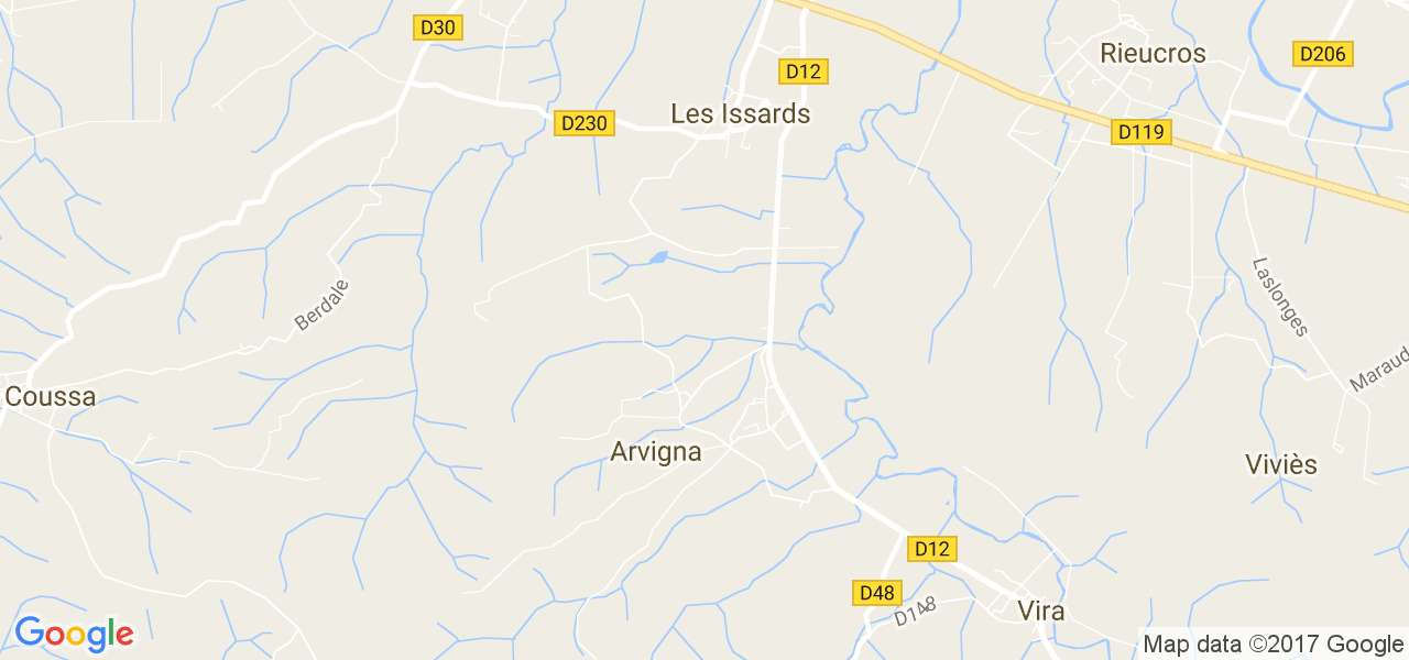 map de la ville de Arvigna