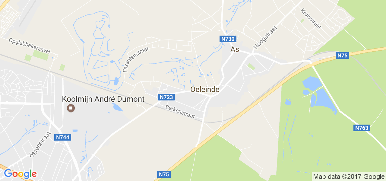 map de la ville de As