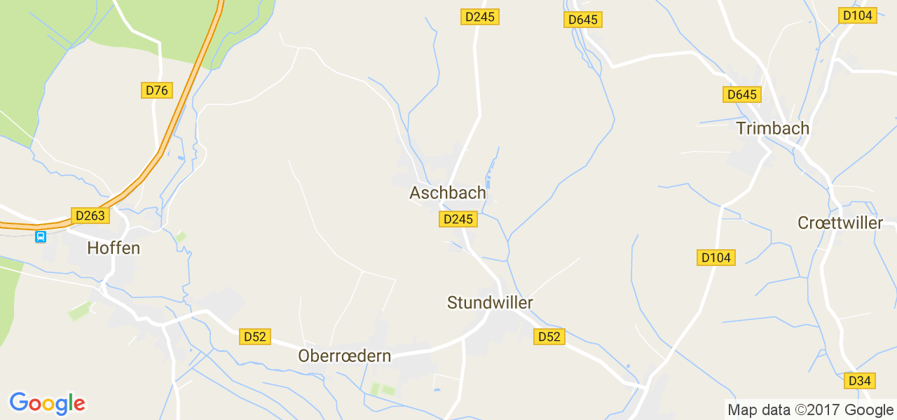 map de la ville de Aschbach