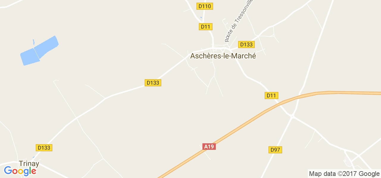 map de la ville de Aschères-le-Marché