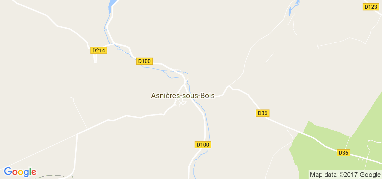 map de la ville de Asnières-sous-Bois