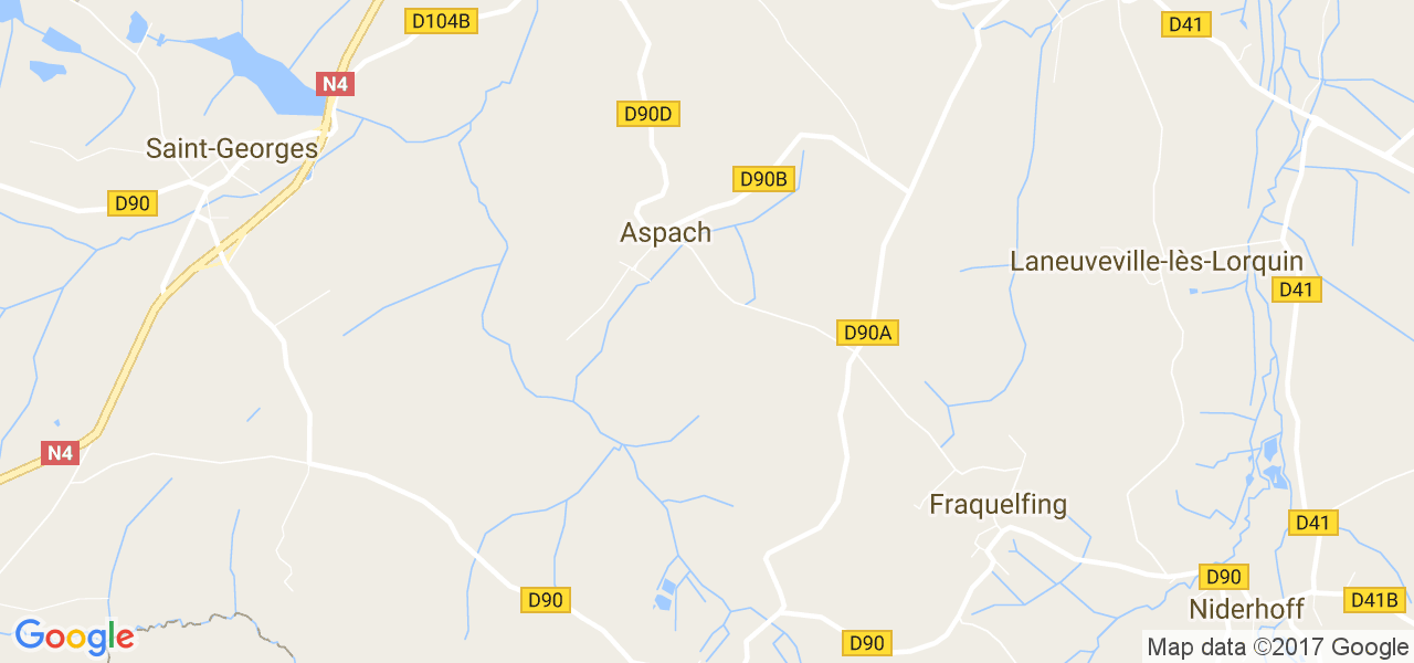 map de la ville de Aspach