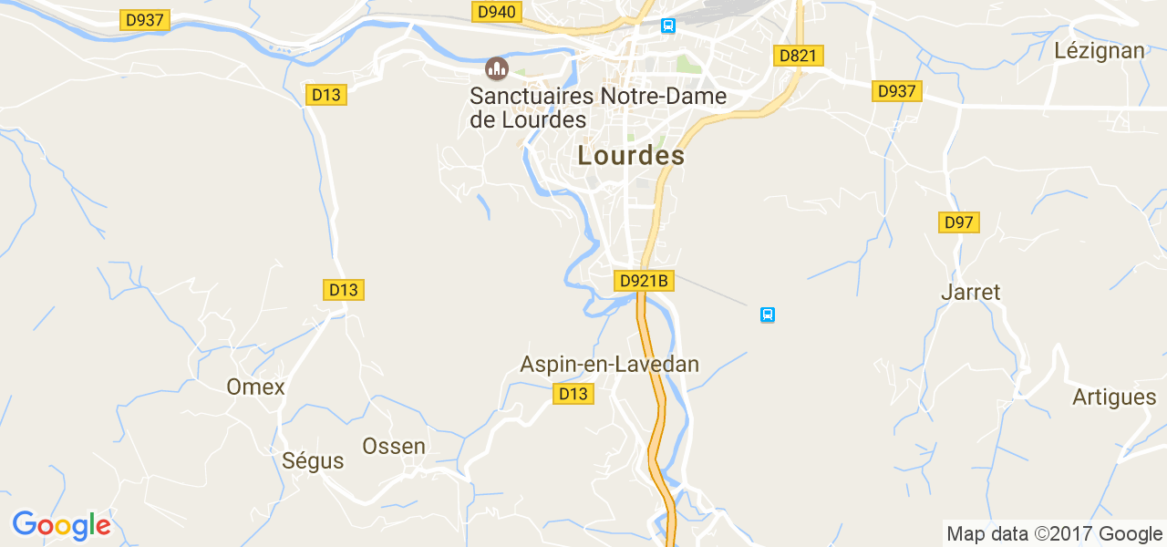 map de la ville de Aspin-en-Lavedan