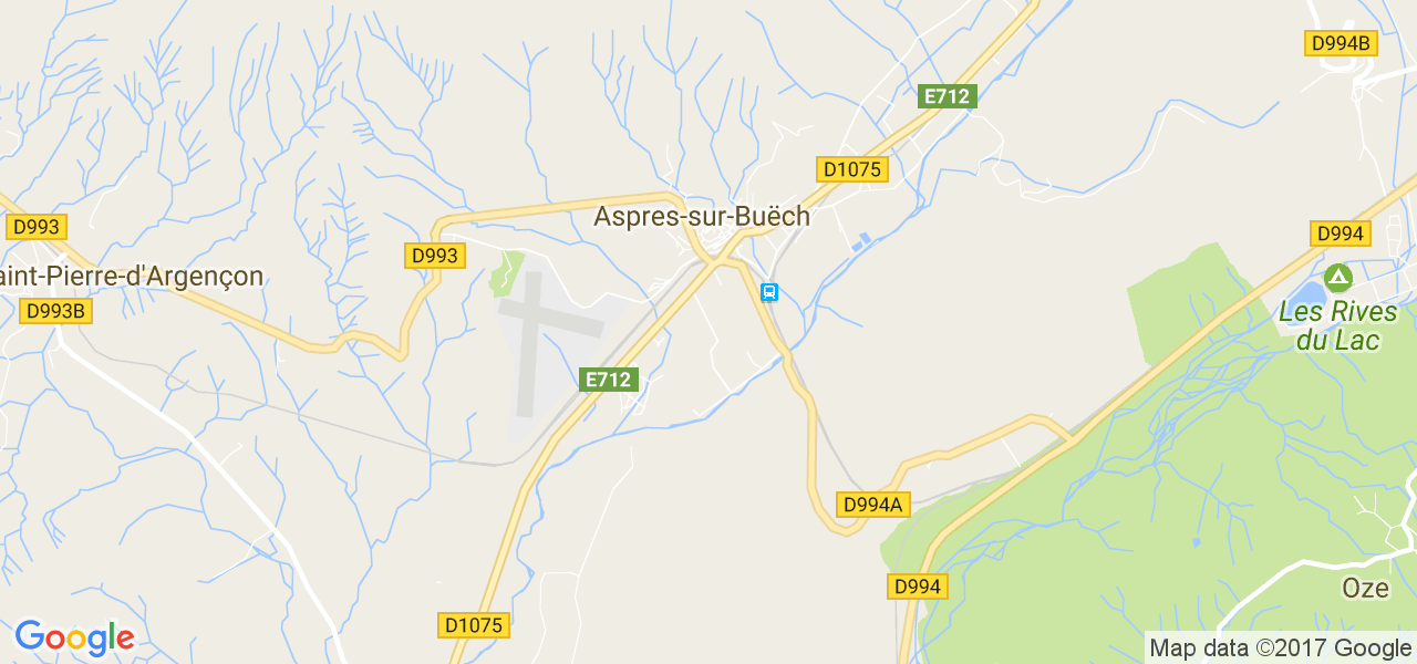 map de la ville de Aspres-sur-Buëch