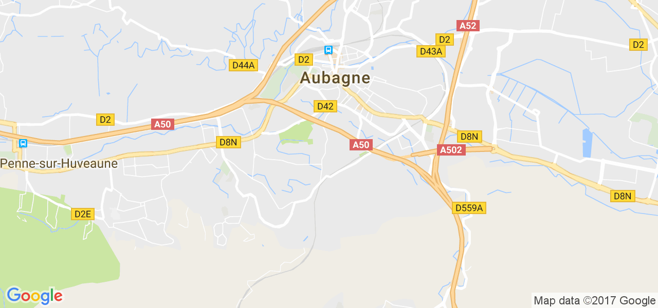 map de la ville de Aubagne