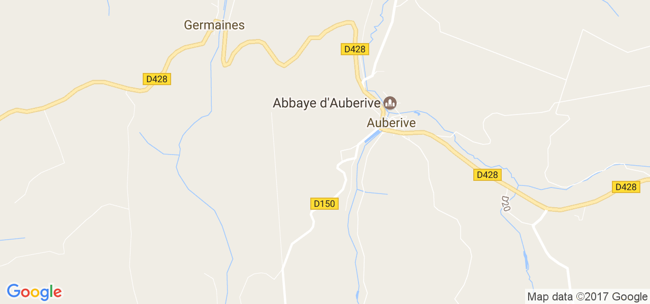 map de la ville de Aubérive