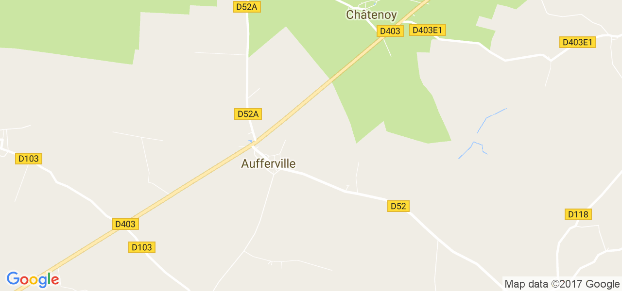 map de la ville de Aufferville