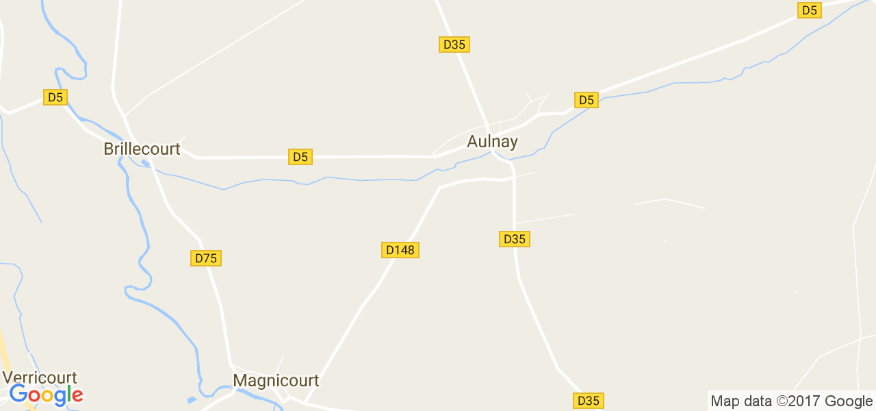 map de la ville de Aulnay