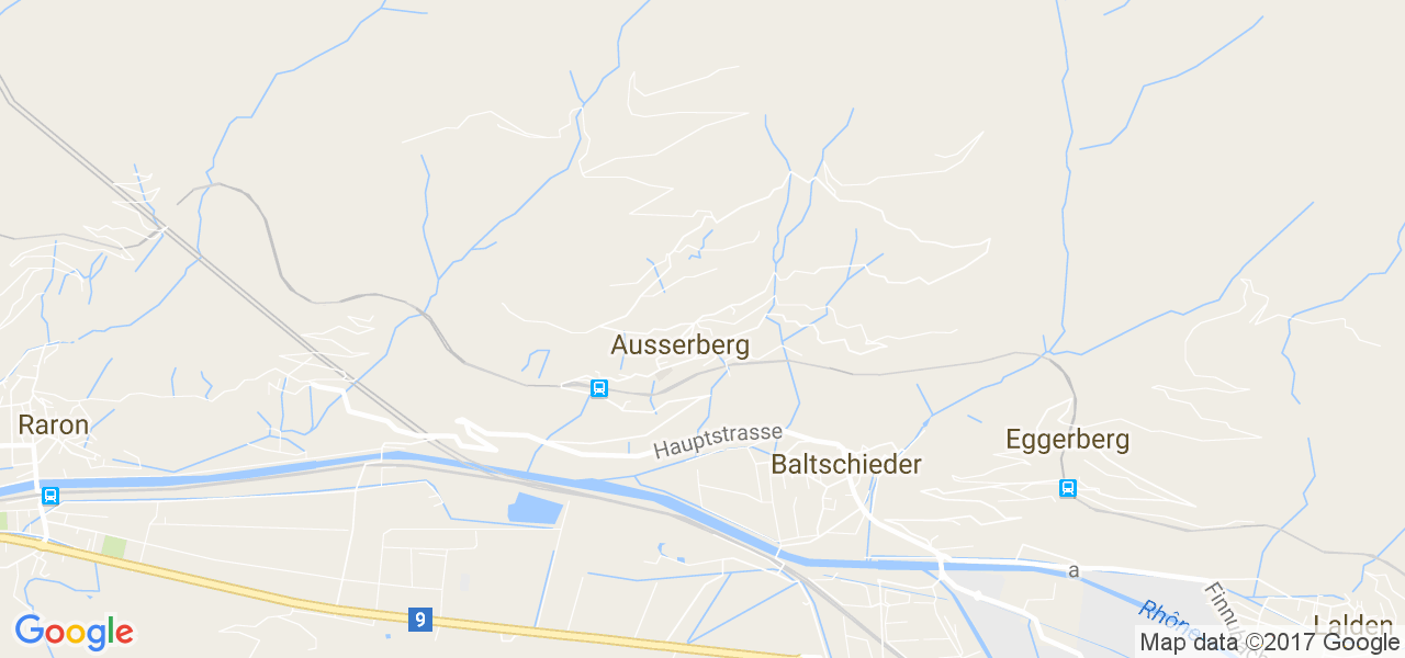 map de la ville de Ausserberg