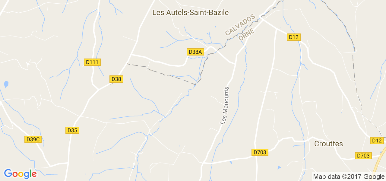 map de la ville de Autels-Saint-Bazile