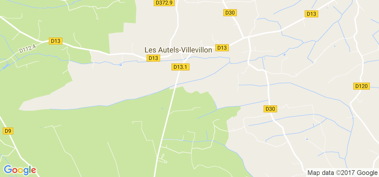 map de la ville de Autels-Villevillon