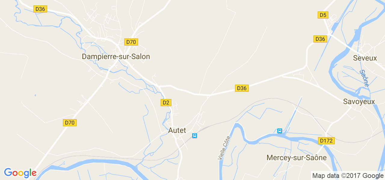 map de la ville de Autet