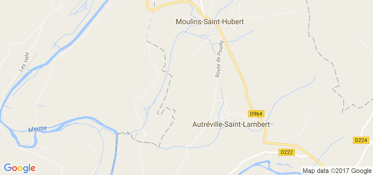 map de la ville de Autréville-Saint-Lambert