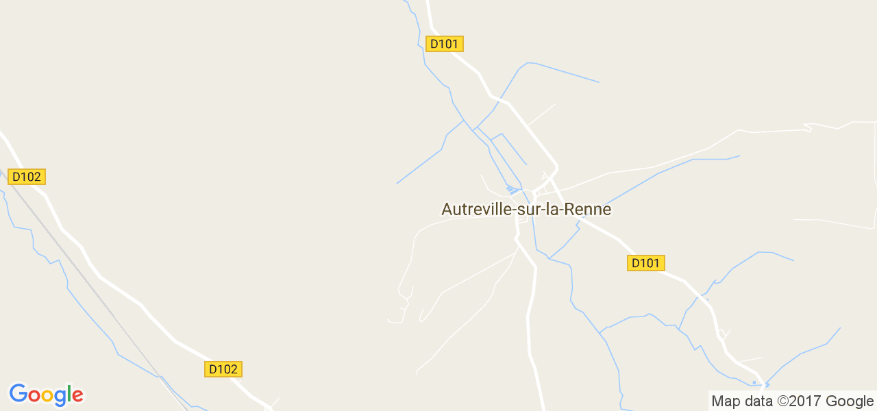 map de la ville de Autreville-sur-la-Renne