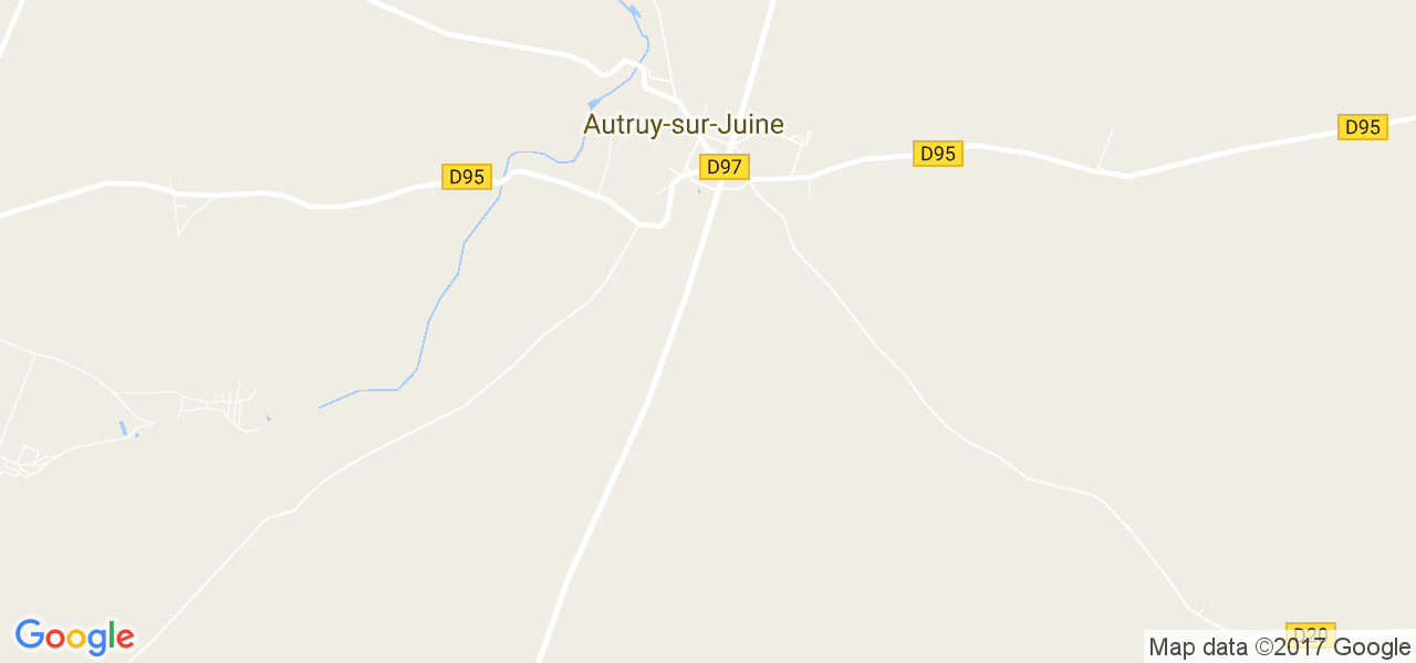 map de la ville de Autruy-sur-Juine