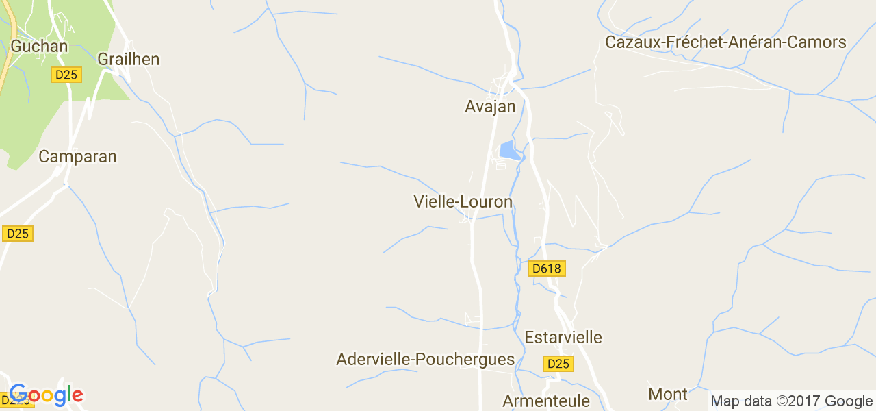 map de la ville de Avajan