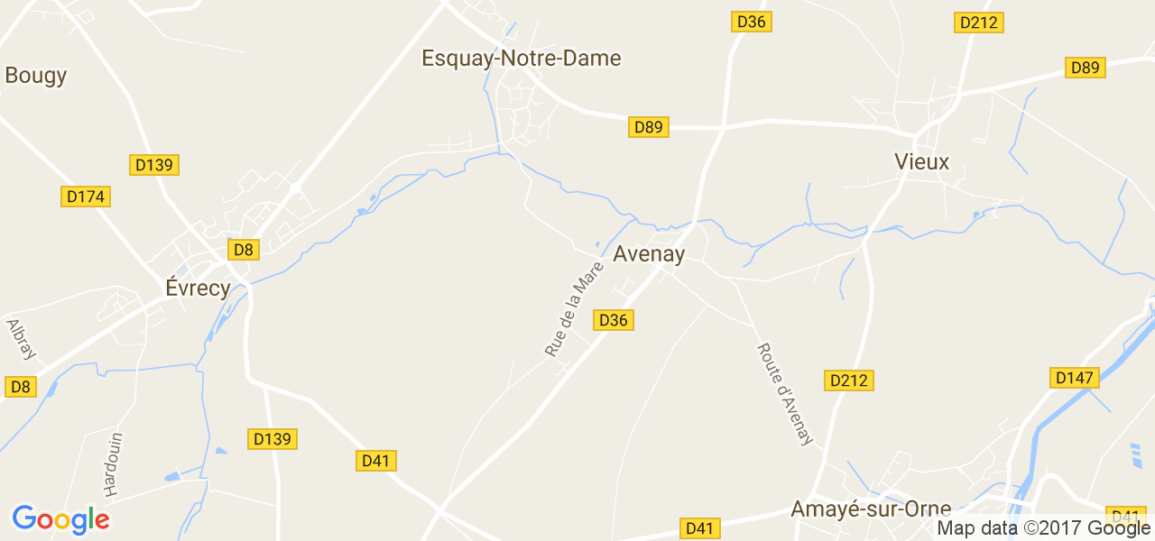 map de la ville de Avenay