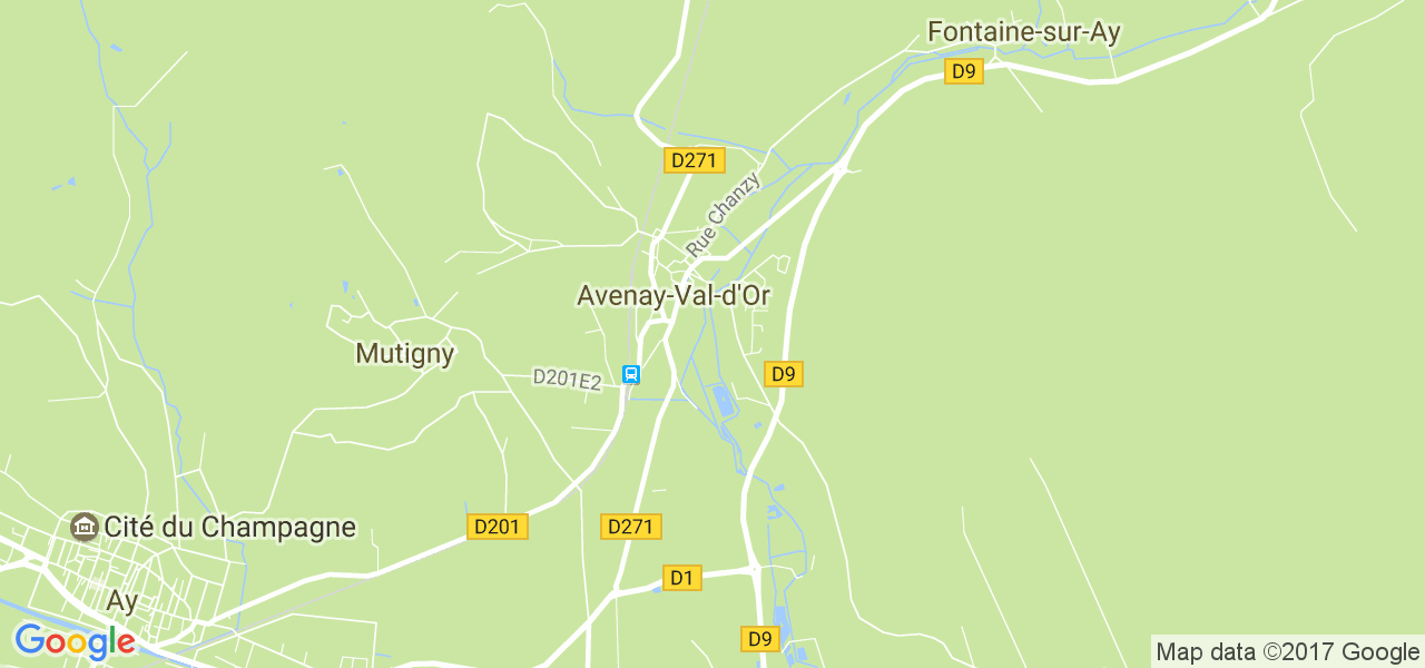 map de la ville de Avenay-Val-d'Or