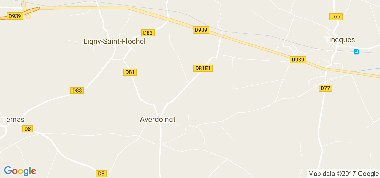 map de la ville de Averdoingt