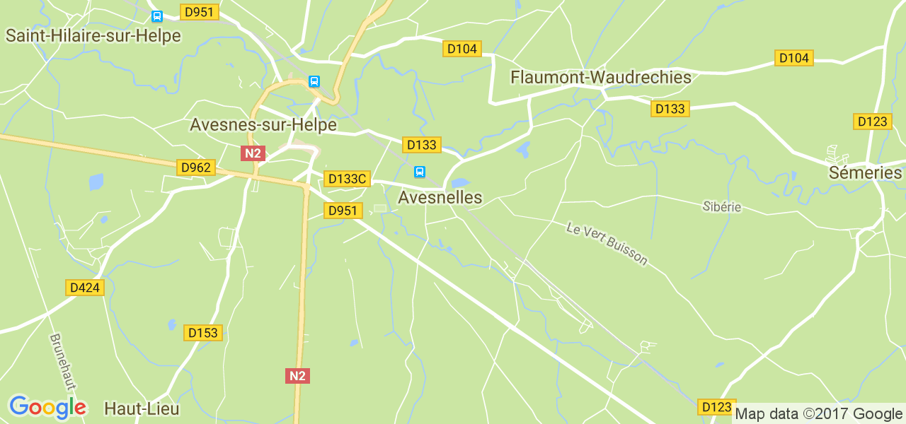 map de la ville de Avesnelles