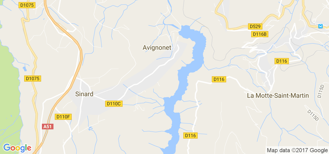 map de la ville de Avignonet