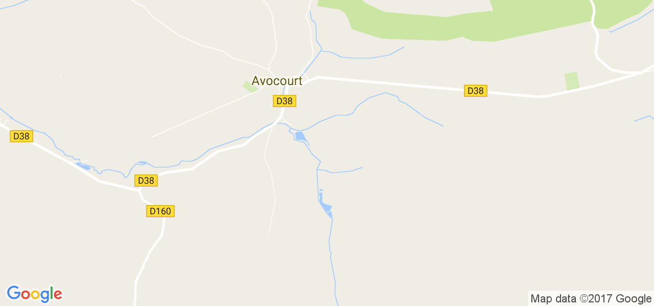 map de la ville de Avocourt