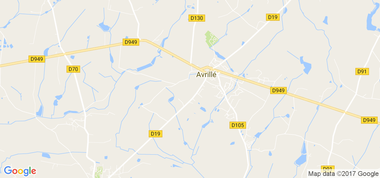 map de la ville de Avrillé