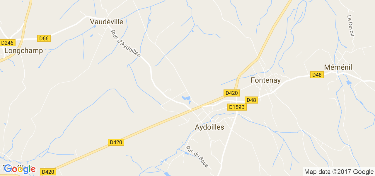 map de la ville de Aydoilles