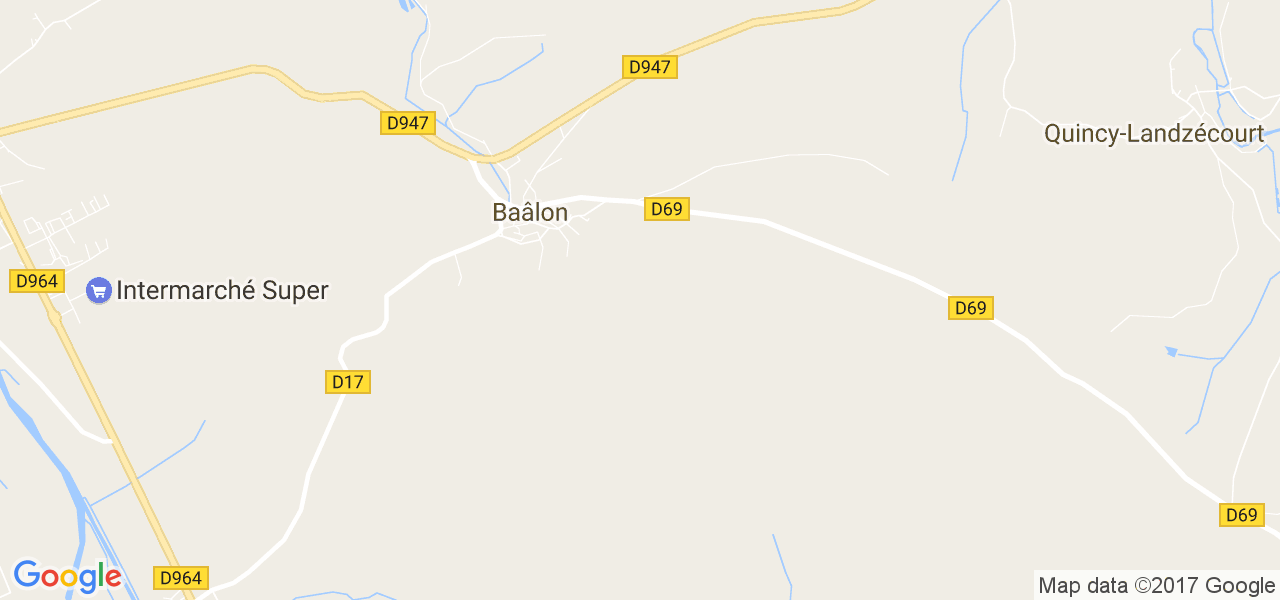 map de la ville de Baâlon