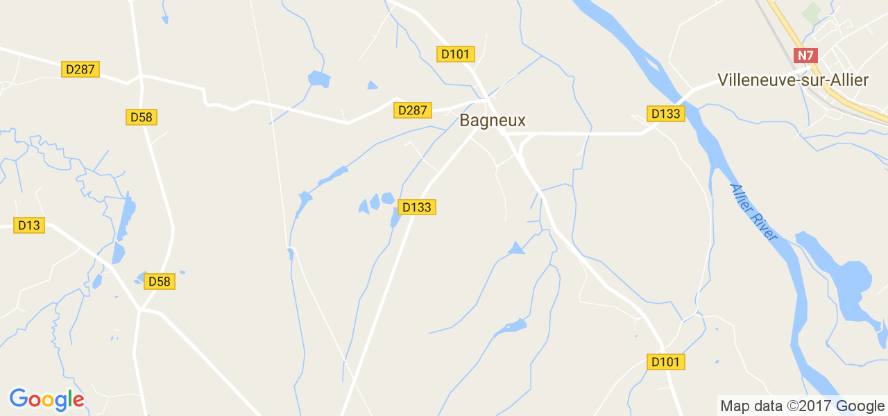 map de la ville de Bagneux