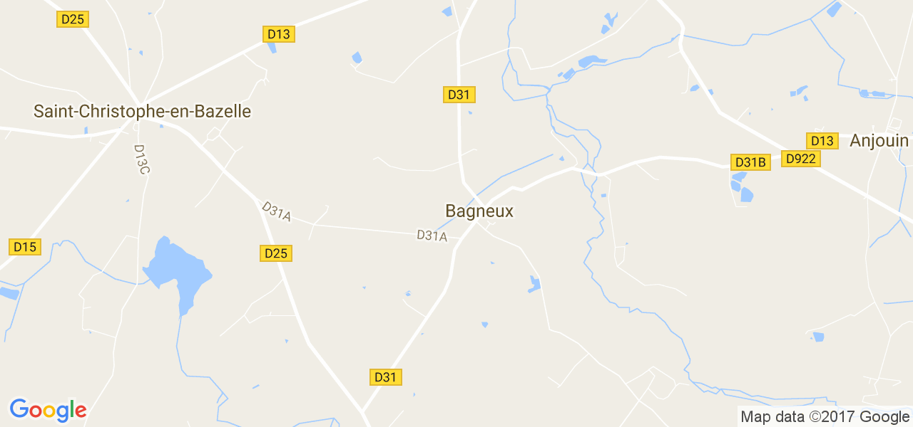 map de la ville de Bagneux
