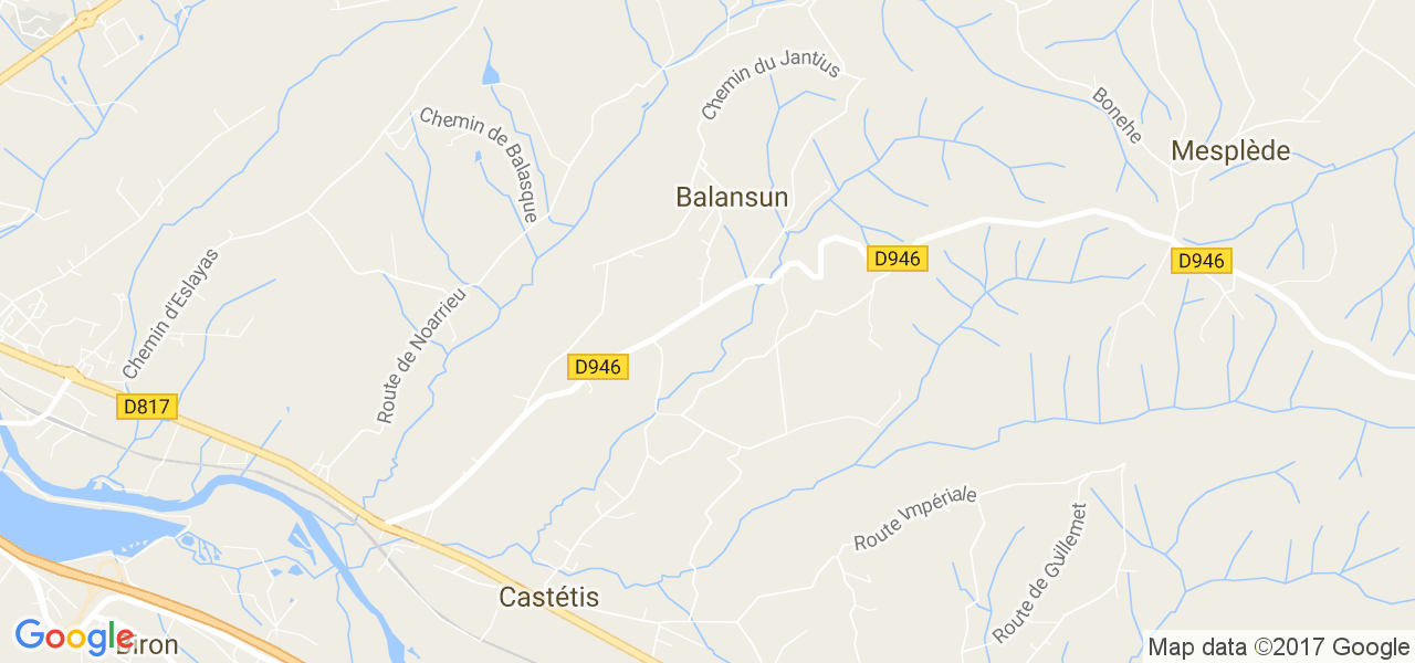 map de la ville de Balansun