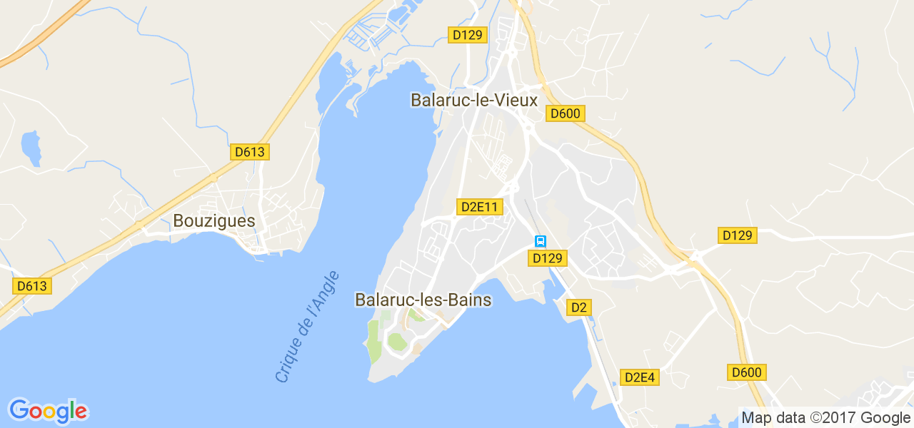 map de la ville de Balaruc-le-Vieux