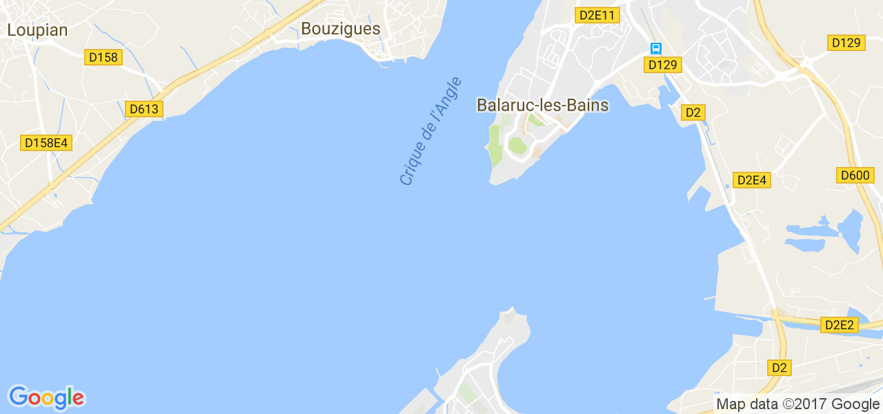 map de la ville de Balaruc-les-Bains